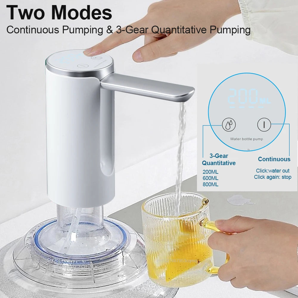white foldable water pump