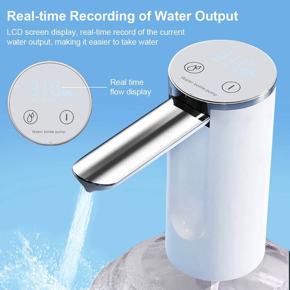 white foldable water pump