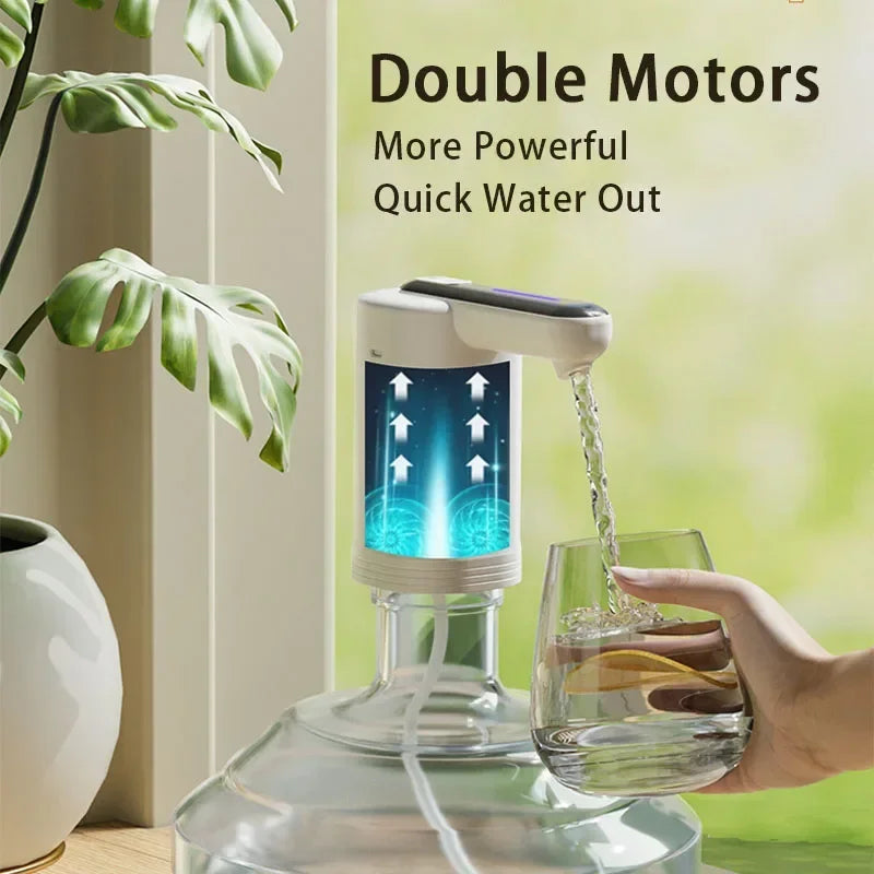 white foldable water pump