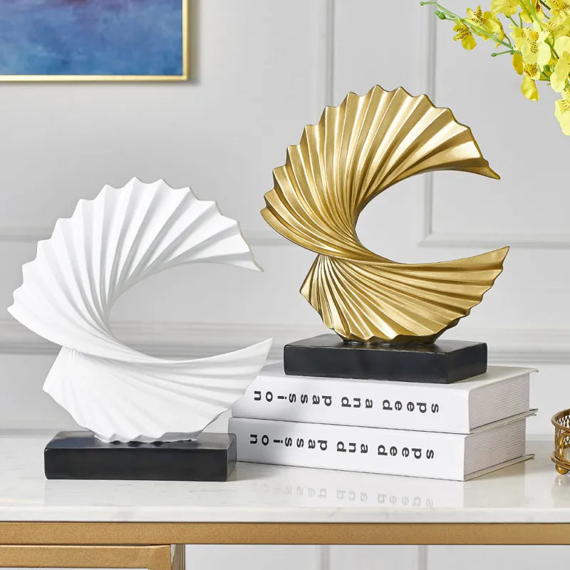 Abstract Sculpture Resin Modern Decor