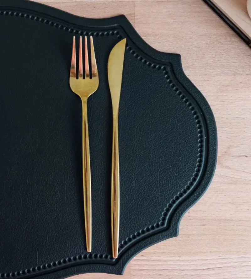 Faux Leather Placemat