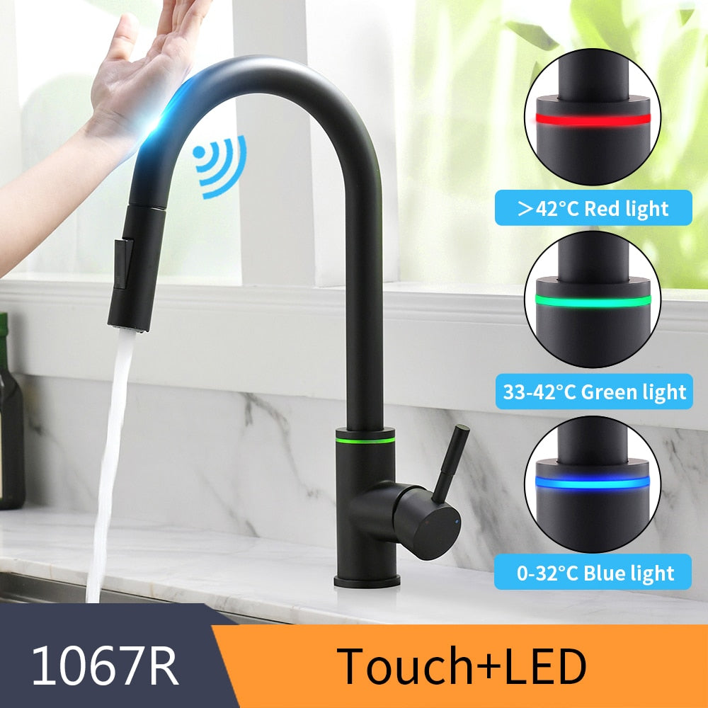 Smart Touch Sensor Kitchen Faucet
