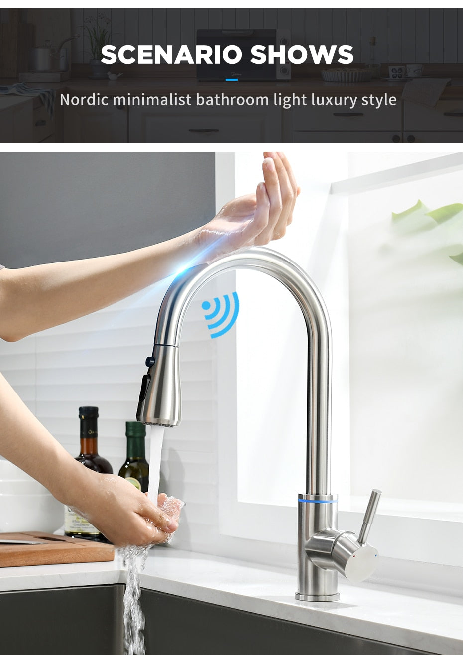 Smart Touch Sensor Kitchen Faucet