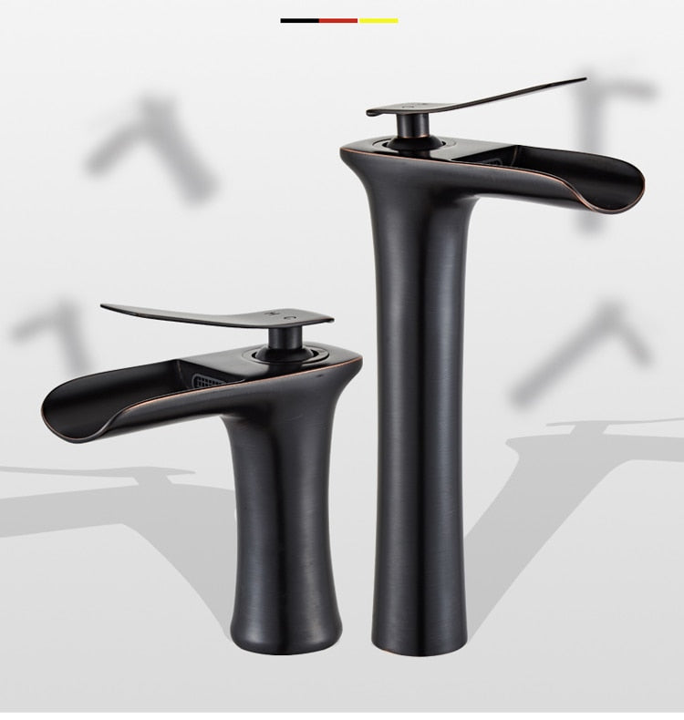 Hot & Cold Mixer Antique Waterfall Faucet