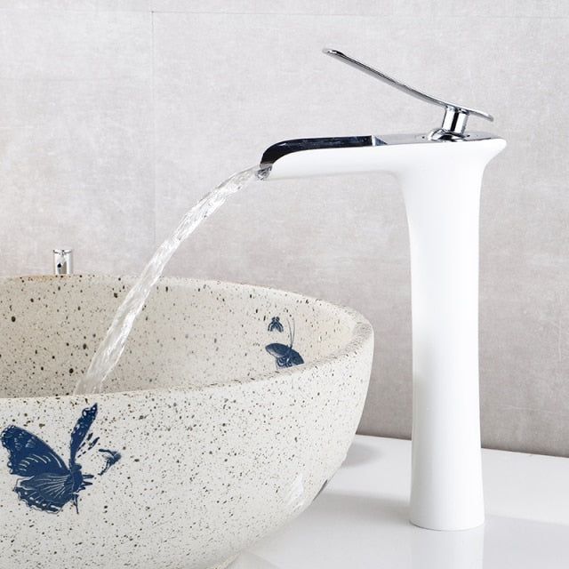 Hot & Cold Mixer Antique Waterfall Faucet