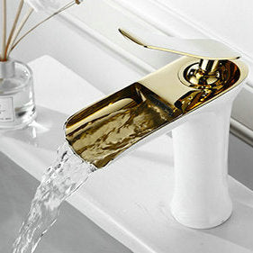 Hot & Cold Mixer Antique Waterfall Faucet
