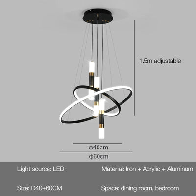 Modern Round LED Chandeliers