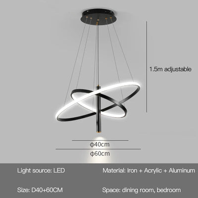 Modern Round LED Chandeliers