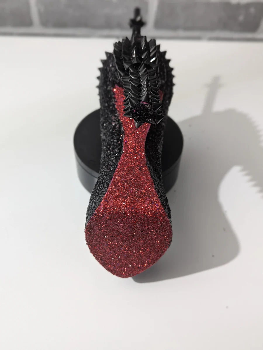 Black Stiletto Heel Tumbler Cup