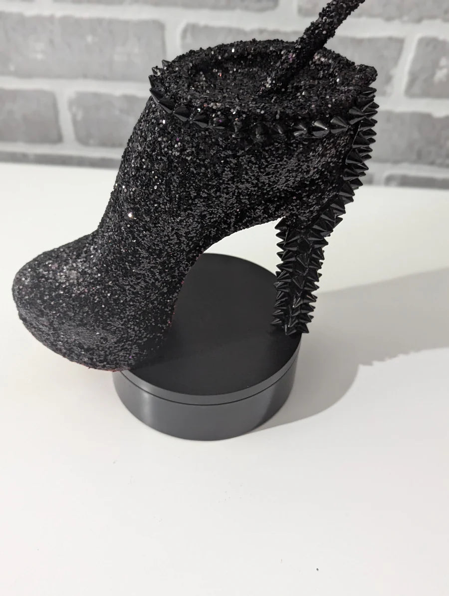 Black Stiletto Heel Tumbler Cup