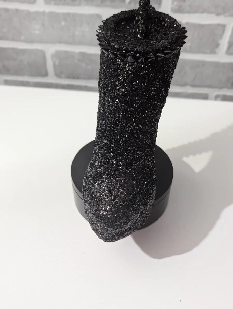 Black Stiletto Heel Tumbler Cup