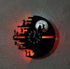 Creative Planet LED Wall Lamp & Clock – Remote-Controlled Night Light c
