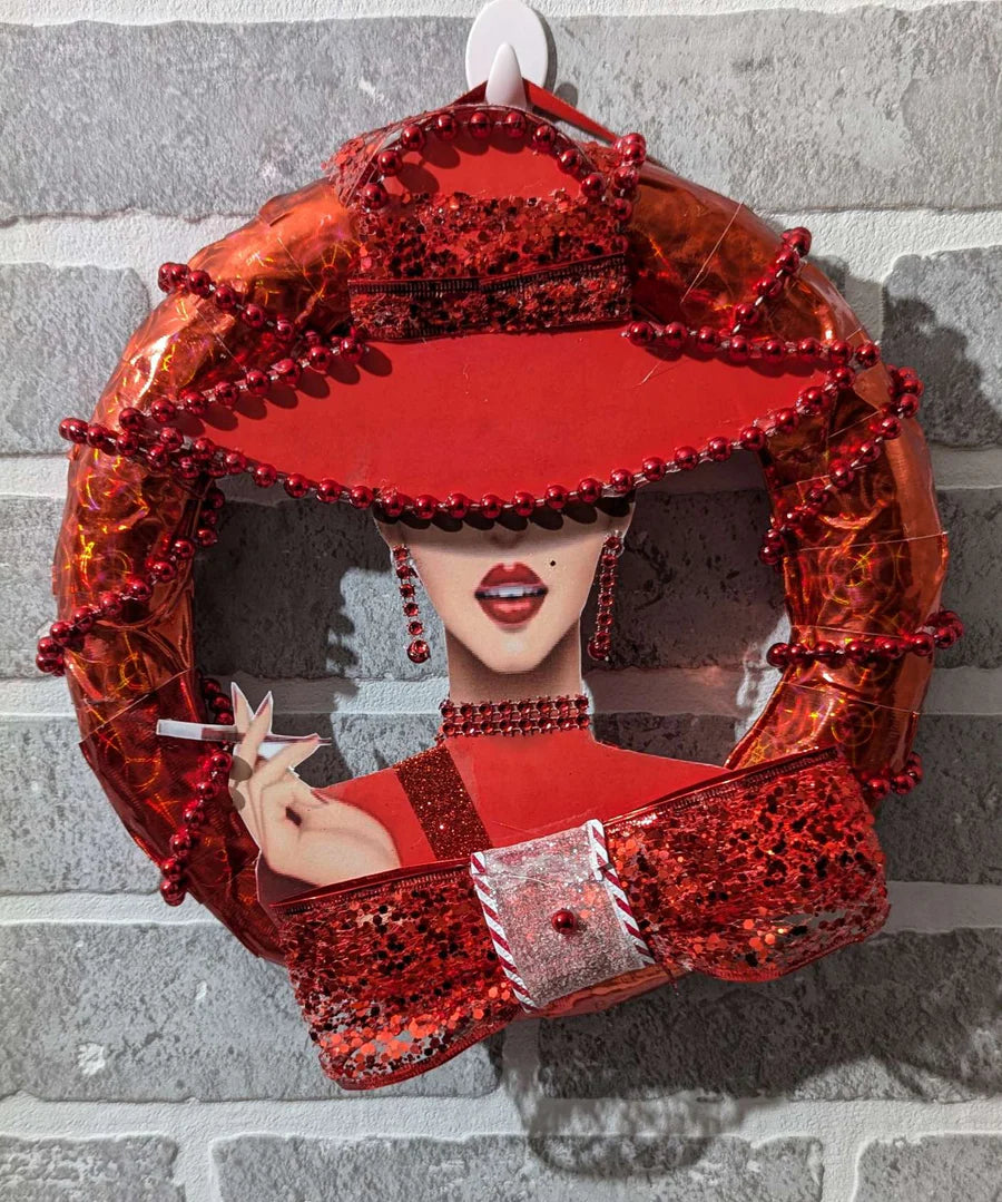 Custom Lady Red Wreath