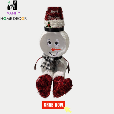 Handmade Crafted Snowman