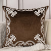 Luxury European Flowers Embroidery Throw Pillow Case