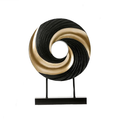 Golden Abstract Figure Ornaments Home Decor