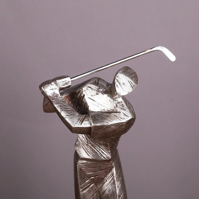 Huge Golf Player Figurine