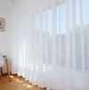 High-end Silver Gray Jacquard Lace Curtain