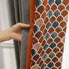 Nordic Style Fish Scale Pattern Curtain