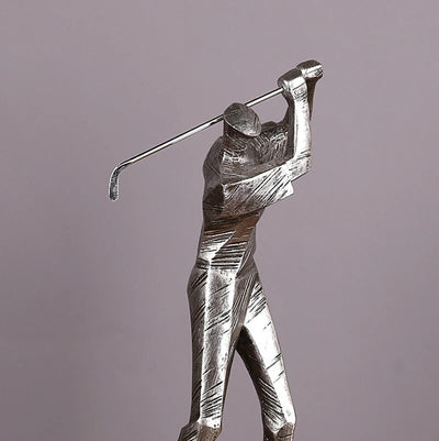 Huge Golf Player Figurine