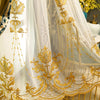Embroidery Lace Velvet Curtain
