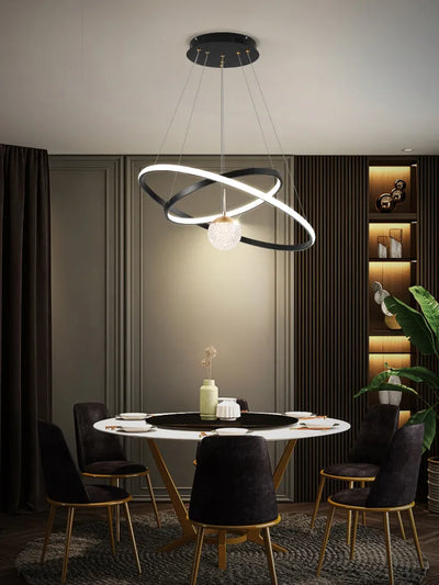 Modern Round LED Chandeliers