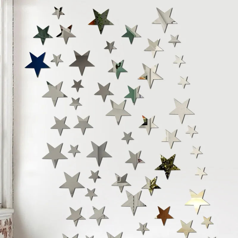 Mirror Star Wall Stickers