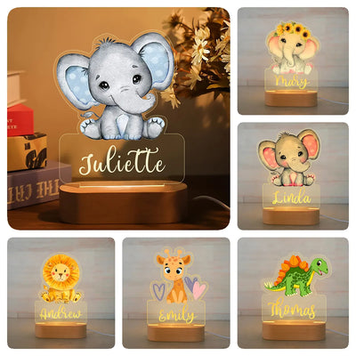 Children Animal LED USB Night Light