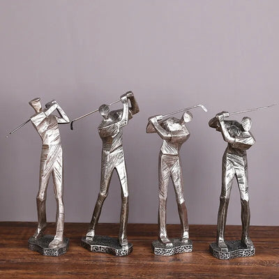 Huge Golf Player Figurine