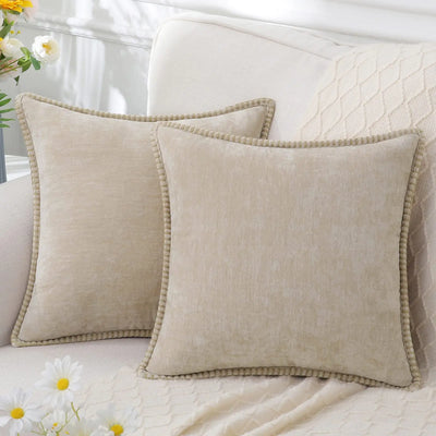 Chenille Decorative Soft Pillow Case
