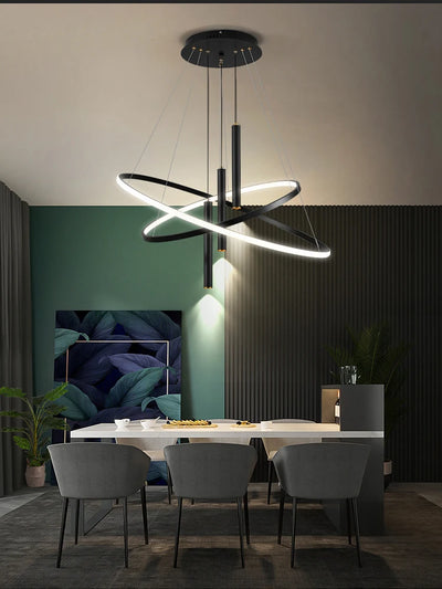 Modern Round LED Chandeliers