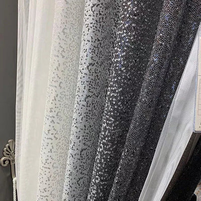 Gradient Sequin Tulle Curtain