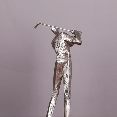 Huge Golf Player Figurine