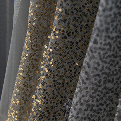 Gradient Sequin Tulle Curtain
