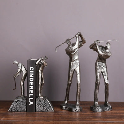 Huge Golf Player Figurine