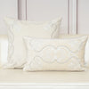 Luxury European Flowers Embroidery Throw Pillow Case