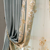 Embroidered Thickened Lace Curtain