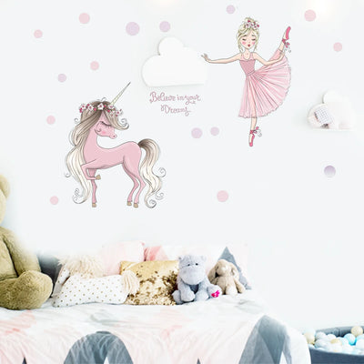 Bowknot Sweetheart Princess 3D Wall Sticker Decal