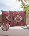 Vintage Boho Indian Floral Pillowcase Set – Waterproof Decorative Cushion Covers