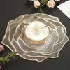 Waterproof PVC Round Placemats – Bronzing Non-Slip Dining Set b