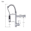 Spring Faucet Crane Tap With Dual Spout