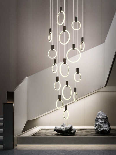 Halo Suspended Chandelier Lights