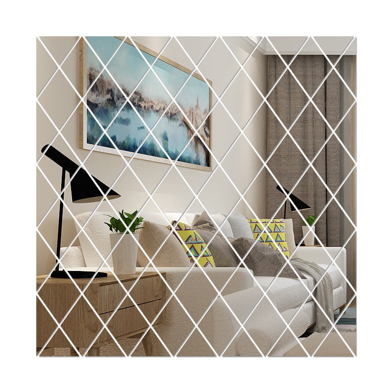 3D Mirror Wall Triangle