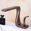 Luxury Modern Curved Basin Faucet Bathroom