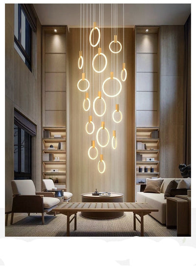 Halo Suspended Chandelier Lights