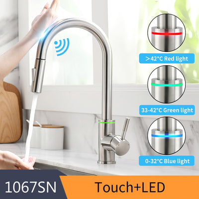 Smart Touch Sensor Kitchen Faucet