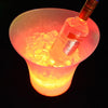 LED 4 Color Waterproof Plastic Ice Bucket