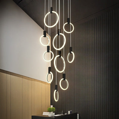 Halo Suspended Chandelier Lights