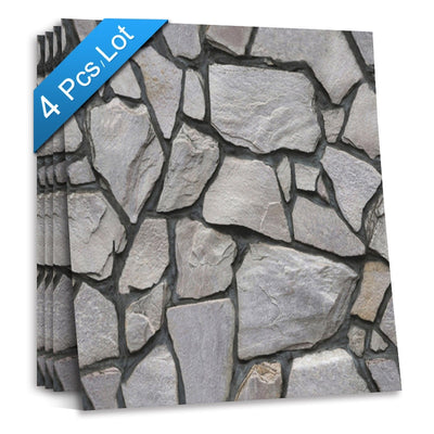 Faux Rustic Brick Self-adhesive Wall Paper