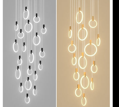 Halo Suspended Chandelier Lights